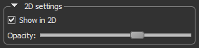 2D settings