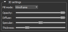 3D settings