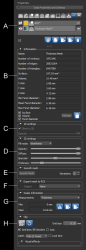 Mesh properties and settings