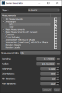 Anisotropy settings