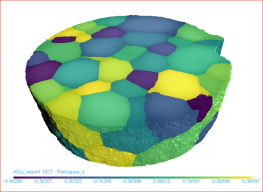 Rendering of a GrainMapper3D file