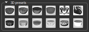 3D presets