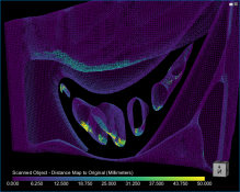 Distance map in 3D