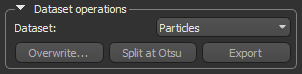 Dataset operations